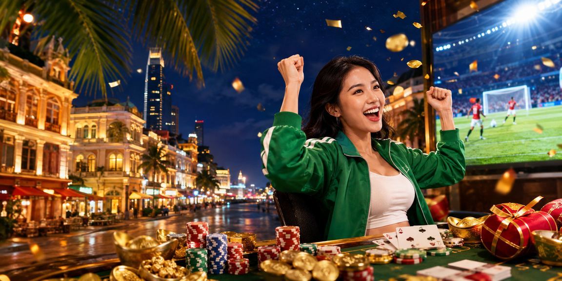 Bàn bài truyền thống trong không khí lễ hội Tết tại TP. Hồ Chí Minh